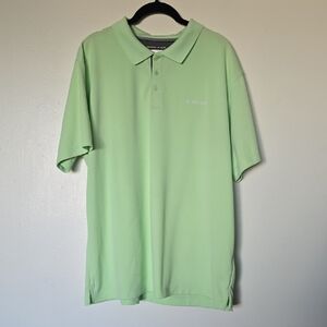 Columbia Light Green Polo Shirt